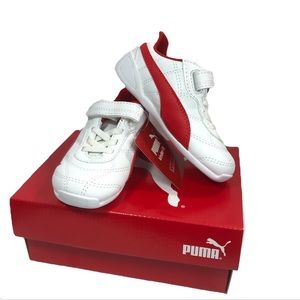PUMA TUNE CAT 3 AC INFANT WHITE SNEAKERS 8